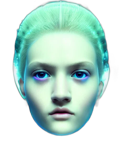 face, robot, mask, creature transparent PNG cut-out