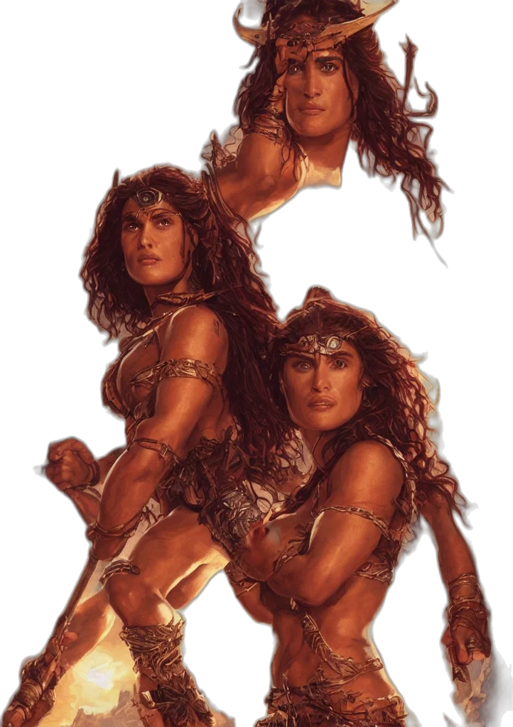 concept art, comic book art, fantasy art, photorealistic transparent PNG cut-out