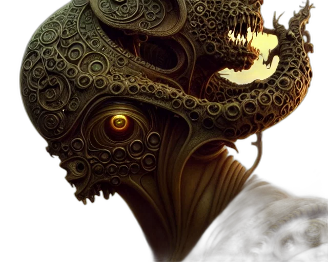mask, face, creature, dragon transparent PNG cut-out