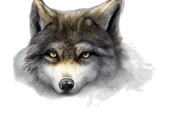animal, face, creature, watercolor transparent PNG cut-out