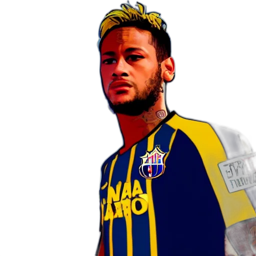 cartoon, pixel art, photorealistic, fantasy art, neymar, gta transparent PNG cut-out