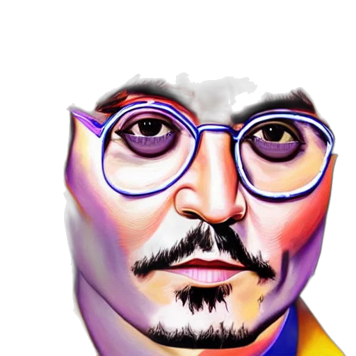 face, mask, robot, photorealistic, cartoon, comic book art, concept art, portrait transparent PNG cut-out