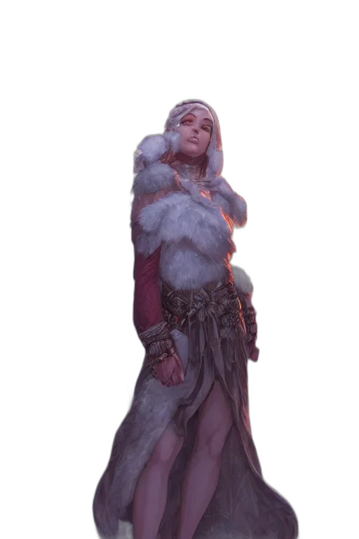 staff, dress, creature, jacket, concept art, fantasy art, cyberpunk, 3d render transparent PNG cut-out