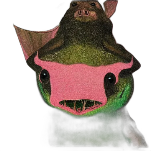 creature, mask, animal, dragon transparent PNG cut-out