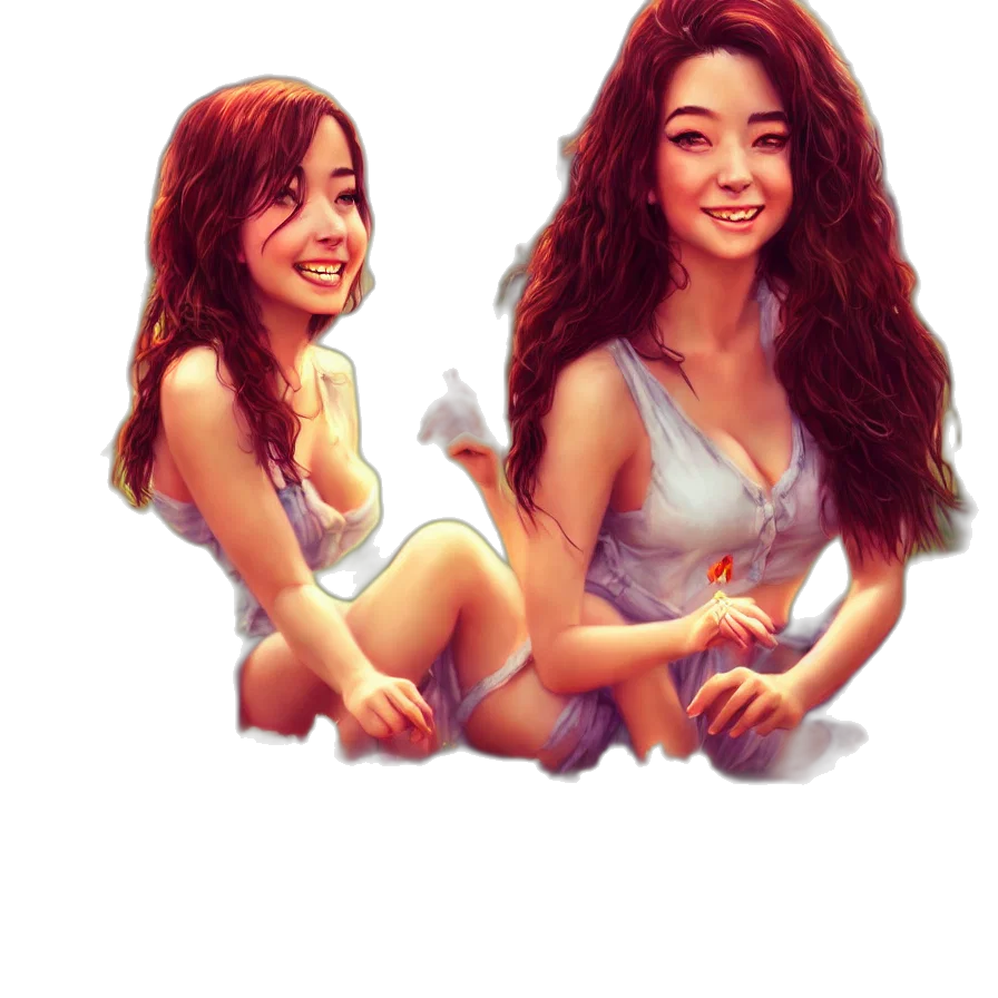 pixel art, concept art, photorealistic, oil painting transparent PNG cut-out
