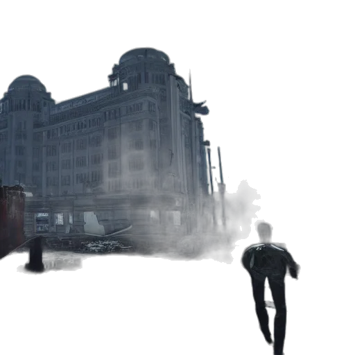 building, robot, concept art, 3d render transparent PNG cut-out