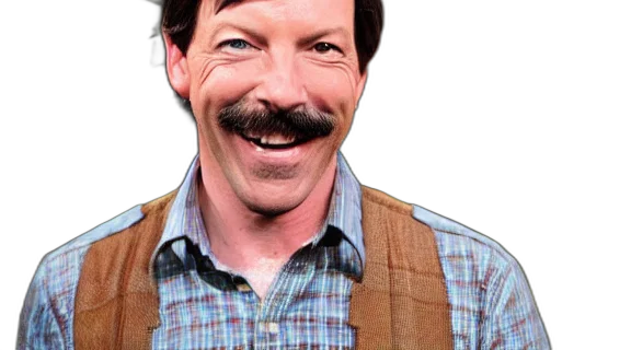 face, staff, jacket, hair, photorealistic, ted, lasso, waving transparent PNG cut-out
