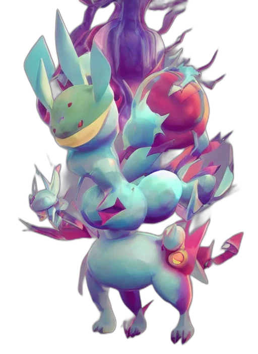 dragon, creature, staff, animal, concept art, fantasy art, pixel art, 3d render transparent PNG cut-out