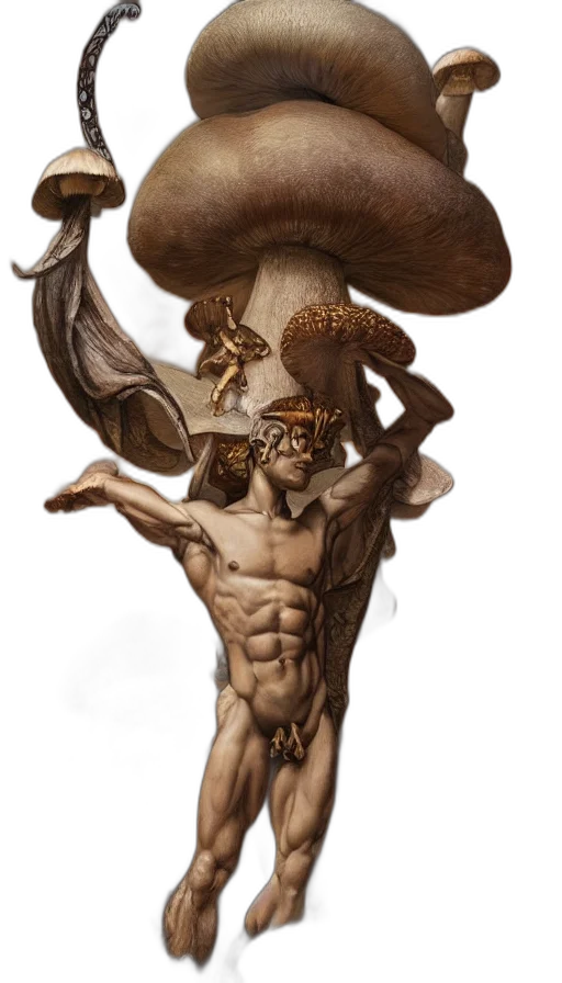 creature, staff, hair, fantasy art transparent PNG cut-out
