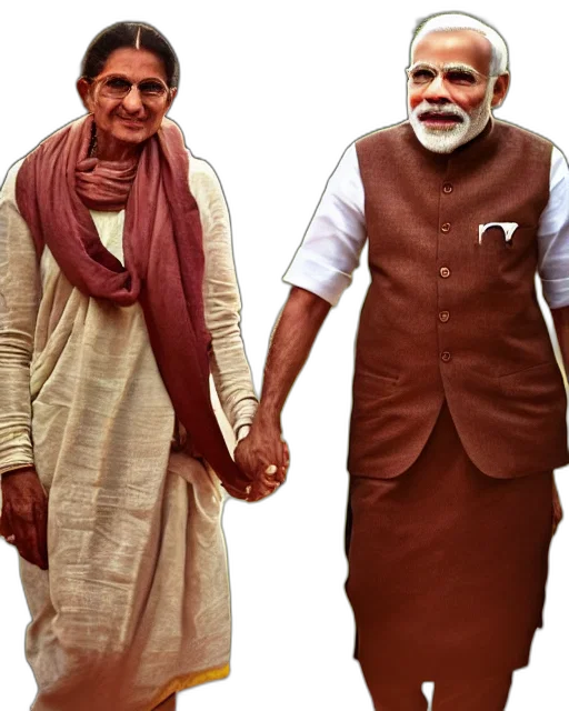 pencil sketch, portrait, gandhi, modi transparent PNG cut-out