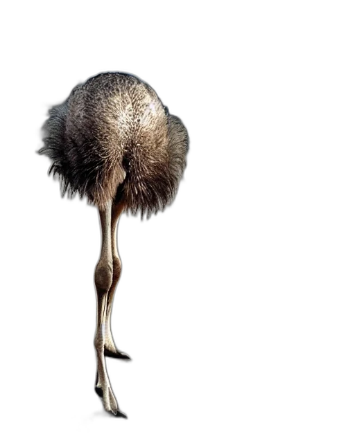 animal, creature, hair, hat, concept art, photorealistic, 3d render, ostrich transparent PNG cut-out