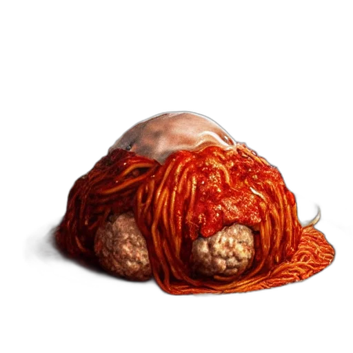 food, hair, creature, hat transparent PNG cut-out