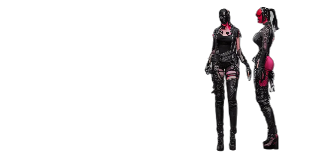 jacket, weapon, cyberpunk, concept art transparent PNG cut-out