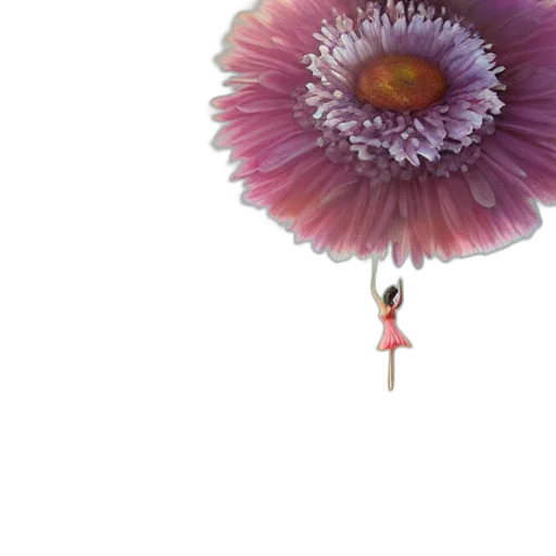 flower, umbrella, staff, jewelry transparent PNG cut-out