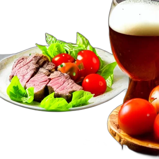 food, photorealistic, 3d render, photo transparent PNG cut-out