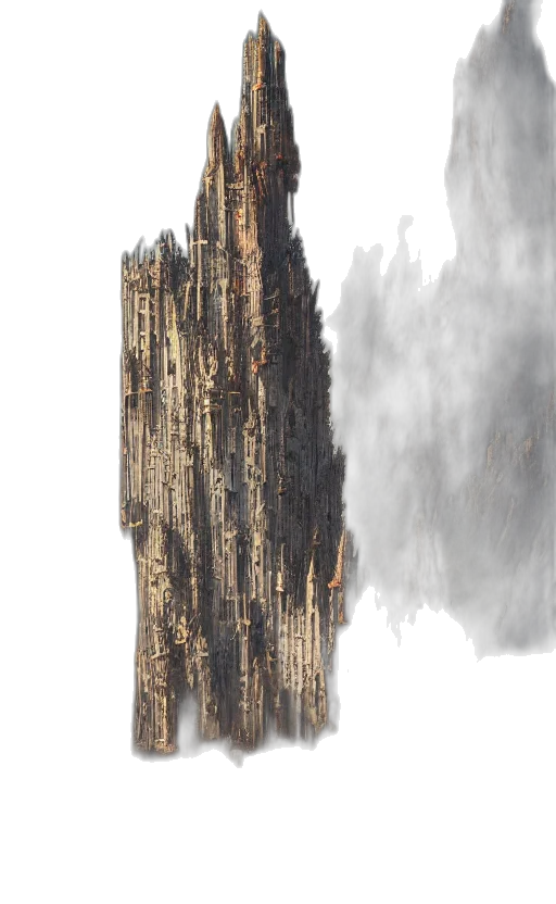 tree, dress, sword, hair transparent PNG cut-out