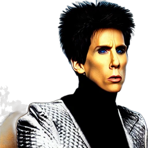 jacket, face, photorealistic, comic book art transparent PNG cut-out
