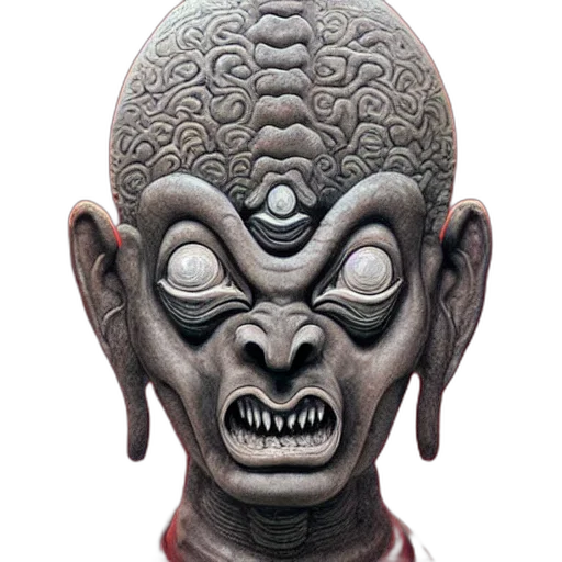 mask, face, creature, staff transparent PNG cut-out