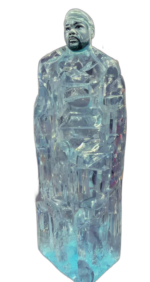 bottle, jewelry, dress, crown, 3d render, blue, dramatic, photo transparent PNG cut-out
