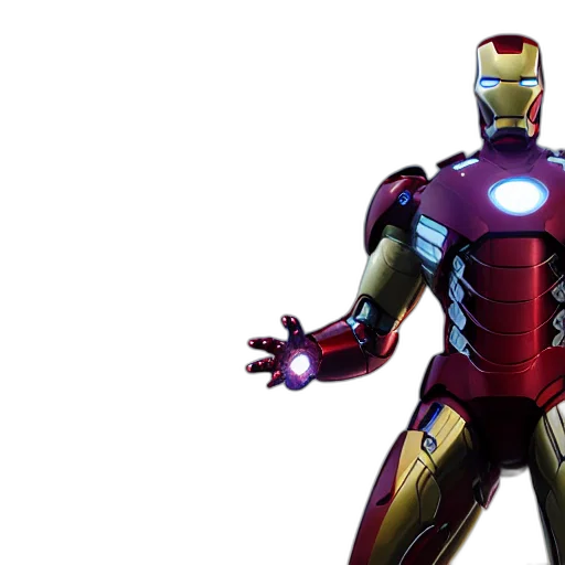 robot, 3d render, concept art, comic book art transparent PNG cut-out