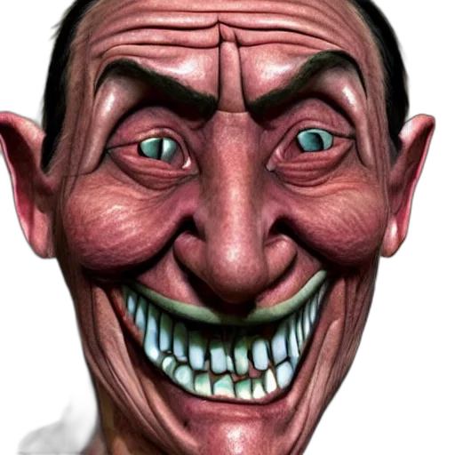 face, mask, creature, staff transparent PNG cut-out