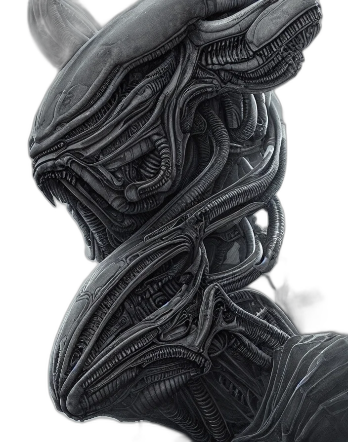 creature, mask, dress, hair transparent PNG cut-out