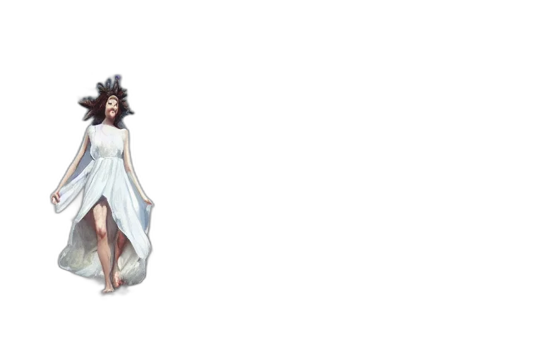 dress, concept art, 3d render, pixel art transparent PNG cut-out