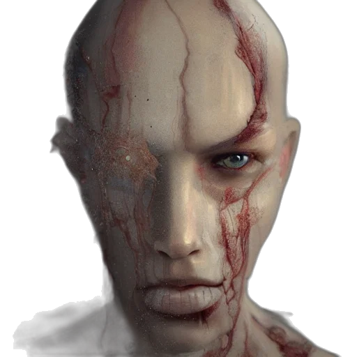 face, mask, creature, robot transparent PNG cut-out