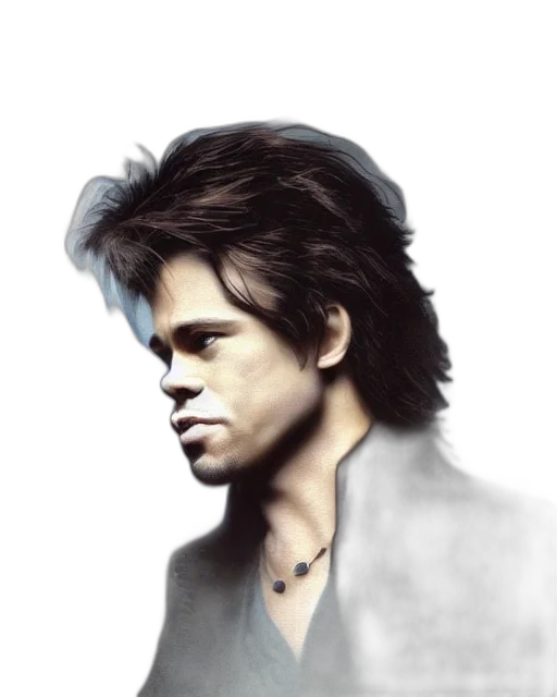 hair, photorealistic, cartoon, fantasy art, 3d render, alternate, cover, art transparent PNG cut-out
