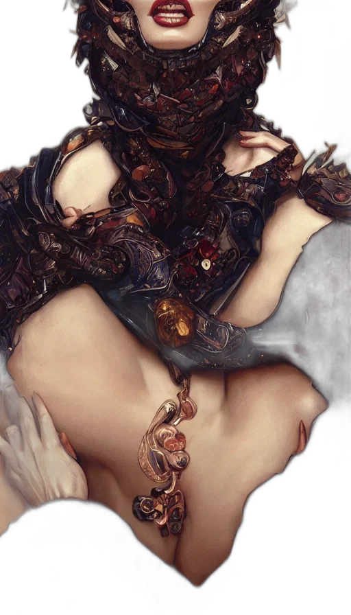 jewelry, dress, crown, fantasy art transparent PNG cut-out