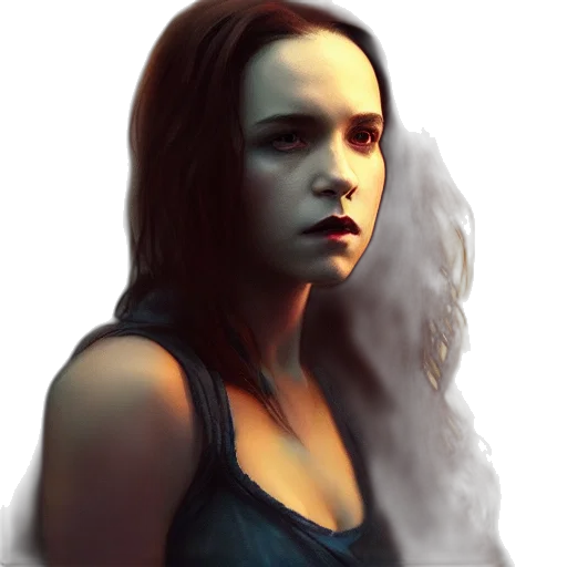 face, photorealistic, concept art, fantasy art transparent PNG cut-out