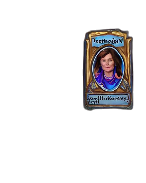 weapon, staff, face, pelosi, hearthstone, card transparent PNG cut-out