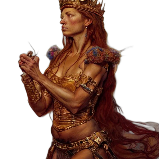 crown, jewelry, sword, staff transparent PNG cut-out