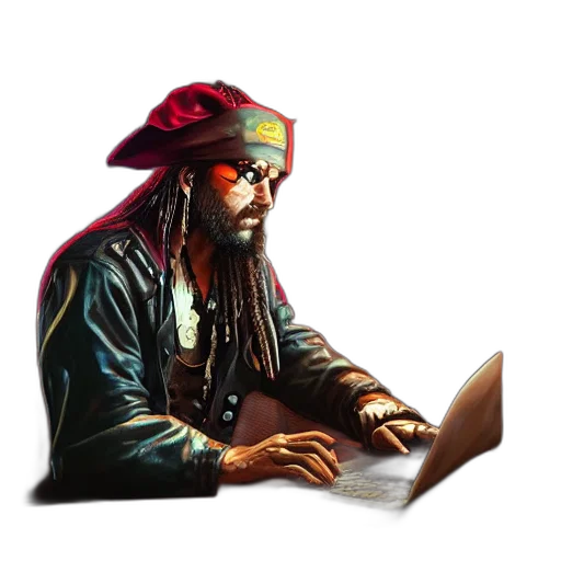 hat, jacket, staff, pixel art transparent PNG cut-out