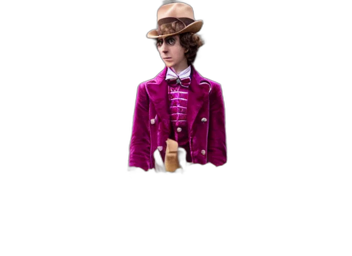 jacket, hat, staff, bottle transparent PNG cut-out