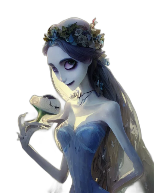 mask, crown, creature, dress, fantasy art, concept art, watercolor, pixel art transparent PNG cut-out
