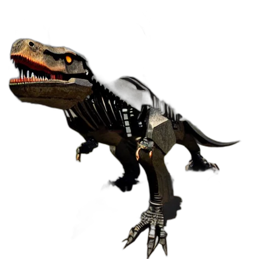 dragon, animal, creature, robot, 3d render, concept art, photorealistic, pixel art transparent PNG cut-out