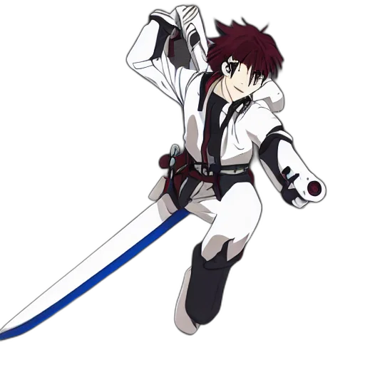 sword, staff, weapon, anime, concept art, pixel art, cartoon, epic transparent PNG cut-out