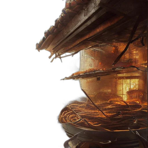 dragon, face, building, mask transparent PNG cut-out