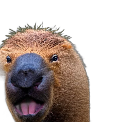animal, creature, hair, face transparent PNG cut-out