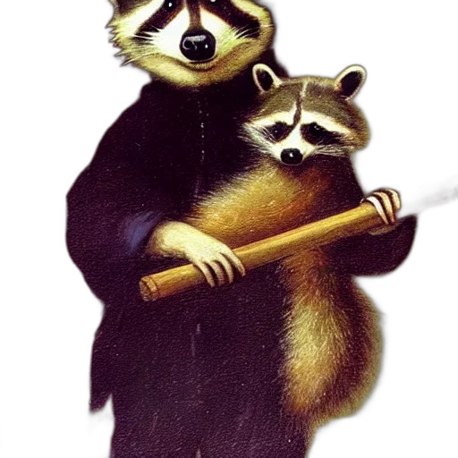 animal, staff, concept art, comic book art transparent PNG cut-out