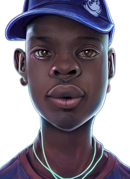 face, hat, creature, animal, photorealistic, concept art, cartoon, 3d render transparent PNG cut-out