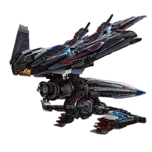 weapon, robot, concept art, 3d render transparent PNG cut-out