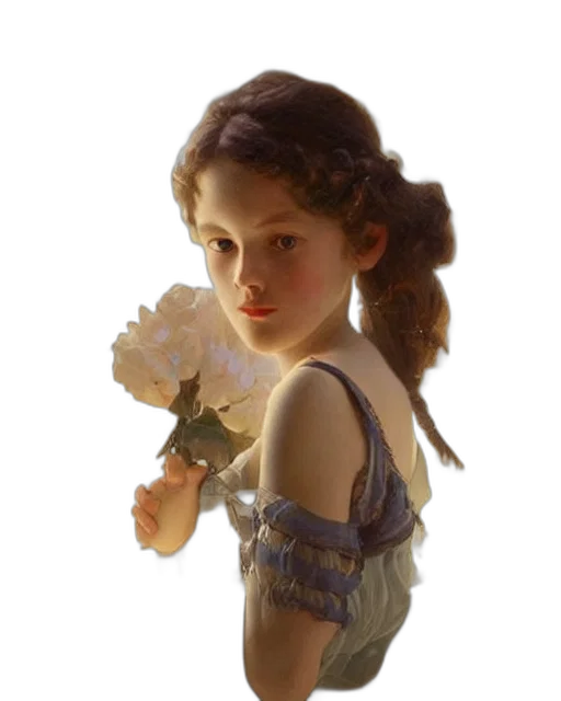 dress, flower, crown, jewelry transparent PNG cut-out