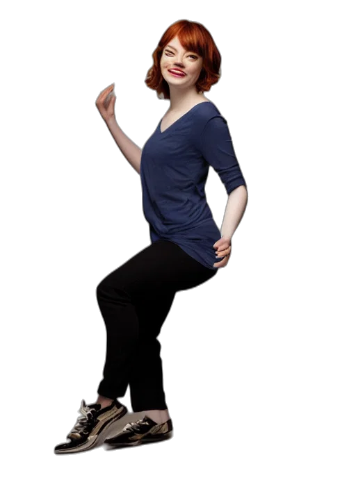 dress, staff, shoes, photorealistic transparent PNG cut-out