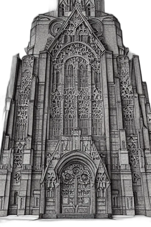 building, crown, staff, face transparent PNG cut-out