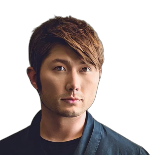 staff, face, jacket, hair, photorealistic, anime, cartoon, pixel art transparent PNG cut-out