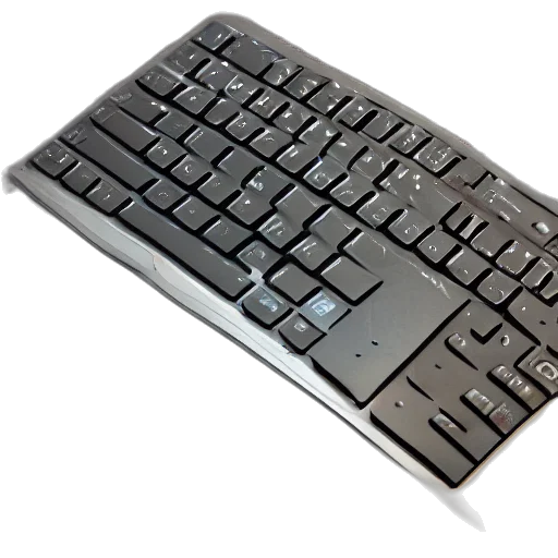 3d render, photorealistic, five, floors, keyboard transparent PNG cut-out