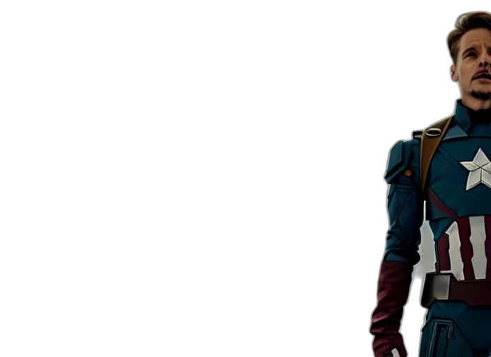 jacket, staff, robot, weapon transparent PNG cut-out