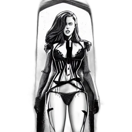 dress, jacket, robot, mask, comic book art, concept art, cartoon, pencil sketch transparent PNG cut-out